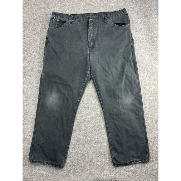 Dickies Carpenter Jeans Mens 44x32 Relaxed Fit Workwear Utility Denim Pants - Picture 1 of 8